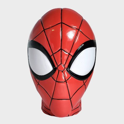 Marvel Super Hero Ceramic Spiderman Head Coin Money Bank for sale online