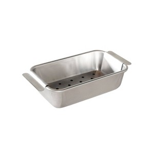 Nordic Ware Aluminum Meat Loaf Pan Silver: Hand Wash Bakeware Set, Oven-Safe Rectangle Aluminum Tray, Lifetime Warranty - 1 of 4