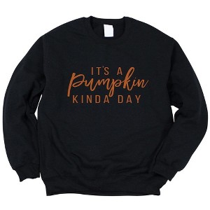 Simply Sage Market Women's Graphic Sweatshirt It's A Pumpkin Kinda Day - 1 of 4