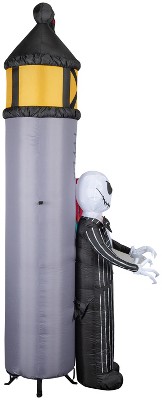 Nightmare Before Christmas Inflatable Halloween Town Archway, 8.5 ft Tall, Gray