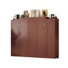 KIGFTSOD Murphy Bed, Wooden  Wall Bed with 2 Wardrobe and Storage Shelf - 4 of 4