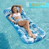 Jasonwell 2-Pack Large Inflatable Pool Float Loungers for Adults, Multicolor, Perfect for Sun Tanning & Water Fun at Pools, Lakes & Beaches - 2 of 4