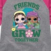 Girls' - LOL Surprise! - Friends Grow Together Shirt Tail Raglan Graphic T-shirt - 2 of 3