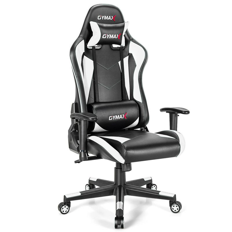 Costway Gaming Chair Adjustable Swivel Racing Style Computer Office Chair, 1 of 13