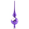 Laved Italian Ornaments 12.5 Inch Halloween Purple Witch Finial Halloween Tree Topper , Italian (PC) - 2 of 3