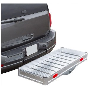 Elevate Outdoor Aluminum Tray Premium Cargo Carrier for Class III or IV 2" Hitch - 1 of 4