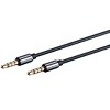Monoprice Audio Cable - 15 Feet - Black | Auxiliary 3.5mm TRRS Audio & Microphone Cable, Slim Design Durable Gold Plated - Onyx Series - image 2 of 4
