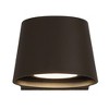 dweLED Mod 5 1/4" High Bronze LED Outdoor Wall Light - 2 of 3