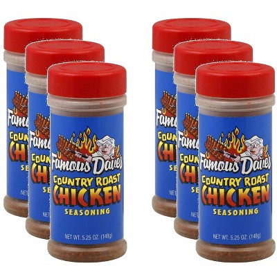 Famous Daves Seasoning Roast Chicken - Pack of 6 - 5.25 oz
