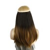 Unique Bargains Women's Straight Long Hair Hair Extensions High Temperature Fiber Gradient Brown 1 Pc - image 2 of 3