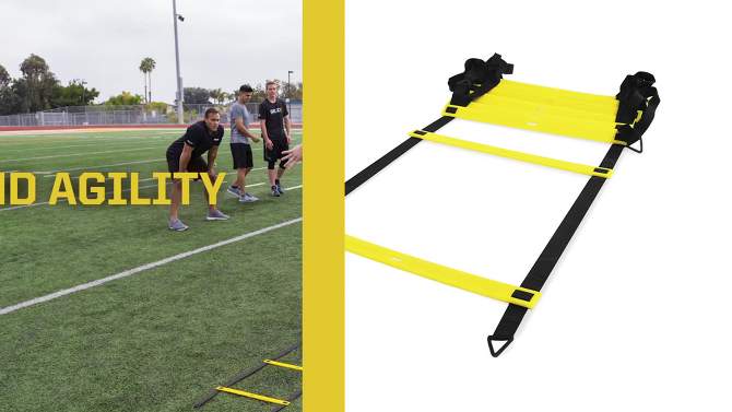 SKLZ Quick Agility Ladder - Black/Yellow, 2 of 6, play video
