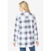 Woman Within Plaid Knit Tunic With Collar - 4 of 4
