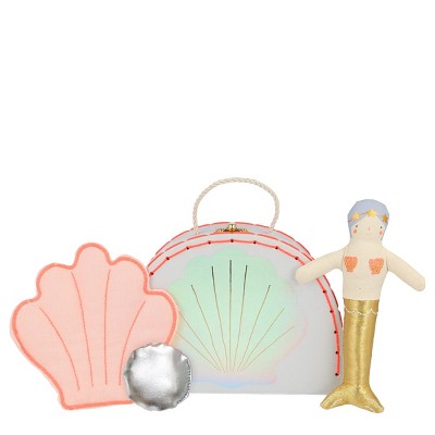 Meri Meri Mermaid Mini Suitcase Doll (Pack of 1)