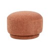 UPHA 15" H Boucle Mushroom shaped Footstool Ottoman for Living Room - 4 of 4