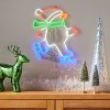 LED Neon Style Skating Snowman Christmas Novelty Silhouette Light - Wondershop™ - image 2 of 4