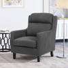 28.25'' Upholstered Club Chair with Waterfall Back, Tapered Legs, Rubberwood Legs and Plush Seating - 3 of 4