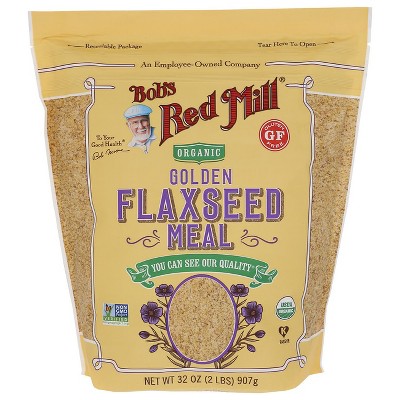 Bob's Red Mill Organic Golden Flaxseed Meal.