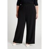 ELOQUII Women's Plus Size Track Pant With Side Stripe - 4 of 4