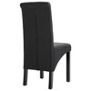 vidaXL Dining Chairs, 2 Pcs, Dark Gray Fabric - 4 of 4