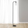 Modern Iron Lantern Floor Lamp with Glass Shade - Simple Designs - 4 of 4