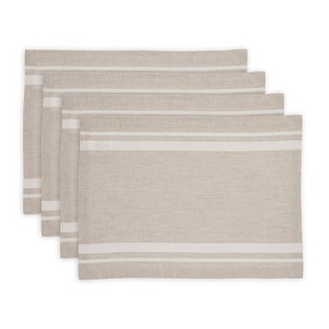 Solino Home Striped Linen Placemats | French Stripe - 1 of 4