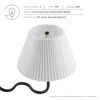 Modway Wave Squiggle Pendant Light - 2-Light Contemporary Ceiling Fixture in Black with Playful Curved Design - 3 of 4