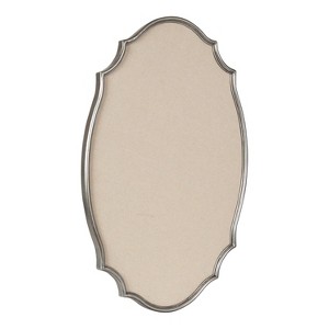Kate and Laurel Leanna Framed Pinboard, 23.25x35.75, Silver - 1 of 4
