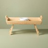 11"x16" Wood Serving Tray with Ceramic Bowl Insert Brown/Cream - Hearth & Hand™ with Magnolia - 3 of 4
