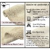 Home Weavers Radiant Collection 100% Cotton Tufted Bathroom Rug Set, Non-Slip Latex Bath Rug Set - 4 of 4