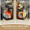 Single Tier Dish Rack & Under Sink Organizer Set - Space-Saving Kitchen Storage Solution for Utensils & Sink Area - 4 of 4