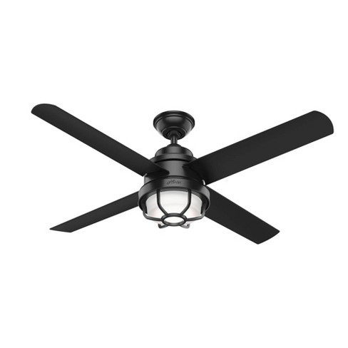 54" Searow Wet Rated Ceiling Fan With Wall Control (includes Led Light