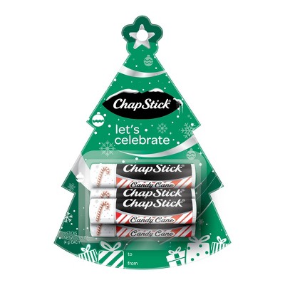 Chapstick Holiday Tree Lip Balm - 4ct