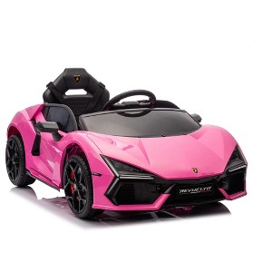 Jojoka 12V Ride On Car Licensed Lamborghini Revuelto Battery Powered Sports Car Toy w/ Bluetooth,Music,Remote Control,Headlight - 1 of 4