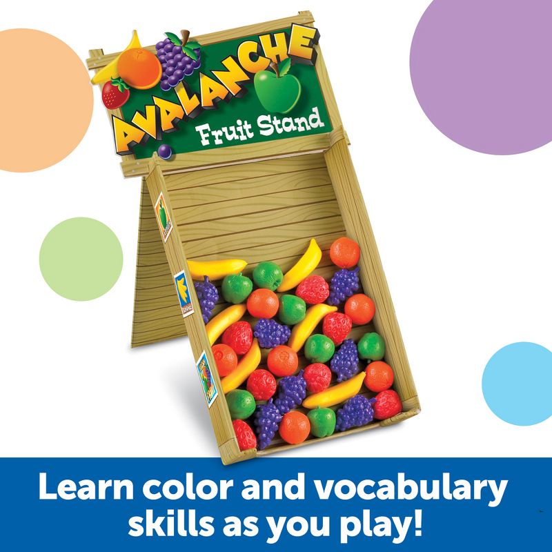 Learning Resources Avalanche Fruit Stand, Fine Motor Game, Ages 3+, 2 of 6