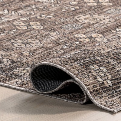 Lauren Liess Redwood Vintage Washable Rectangular Area Rug