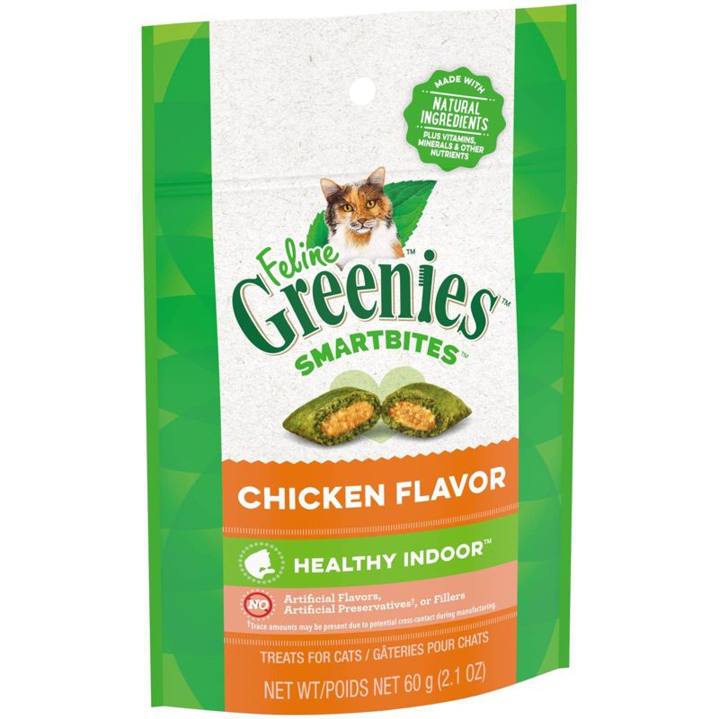 Greenies Smartbites Healthy Indoor Chicken Flavor Cat Treats, 6 of 8