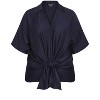Women's Plus Size Rosie Shirt - navy | CITY CHIC - 4 of 4