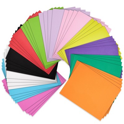 Bright Creations 48 Pack Multicolored 2mm EVA Foam Paper Sheets for DIY Cosplay, Costumes, Arts and Crafts Projects, 9x12 In