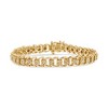 Haus of Brilliance Silver 1/2 Ctw Diamond Miracle-Set Double Swoosh Wave Style Tennis Bracelet - 2 of 4