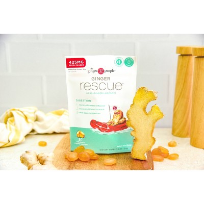 The Ginger People Hard Ginger Lozenges - 3oz/30ct