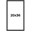 PosterPalooza | Antique Red Picture Frame - UV Acrylic, Foam Board Backing, Hanging Hardware - 2 of 4