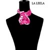 LA LEELA Women's Beachwear Vacation Holiday Scarfs Hair Summer Scarves and Wraps Headscarf One Size Short Blue_Y38 - 2 of 3