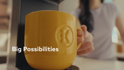 Violet Compact Single-Serve K-Cup Pod Coffee Maker