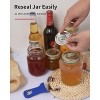 Can Opener Manual Multi-Purpose, Easy Twist Manual Handheld Top Remover Utensil, Canning Supplies Tools and Bottle Opener - 3 of 4
