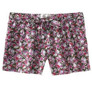 Aeropostale Womens Floral Print Waistie Casual Mini Shorts - 1 of 1