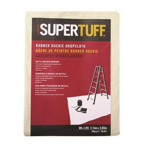 Trimaco SuperTuff 9 ft. W X 12 ft. L X 0.06 mil Butyl Coated Drop Cloth 1 pk - 1 of 1