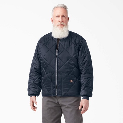 Diamond quilted 2024 jacket with hood