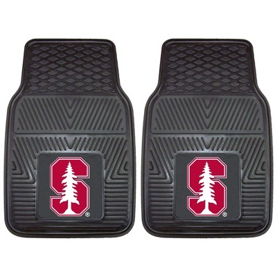 NCAA Stanford Cardinal Vinyl Car Mat Set - 2pc