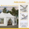 Gulches 20'x15' Heavy Duty Party Tent with 1 Door and 7 Windows, Waterproof & UV Protection for Events, Picnics, and Weddings, White - 2 of 4