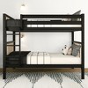 Max & Lily Bunk Bed, Scandinavian Wooden Twin Over Twin Bunk Beds for Kids - 2 of 4